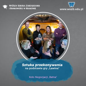 Sztuka przekonywania na podstawie gry „Lawina”.