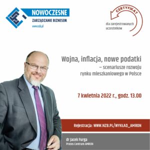 Wojna, inflacja, nowe podatki – scenariusze rozwoju rynku mieszkaniowego w Polsce
